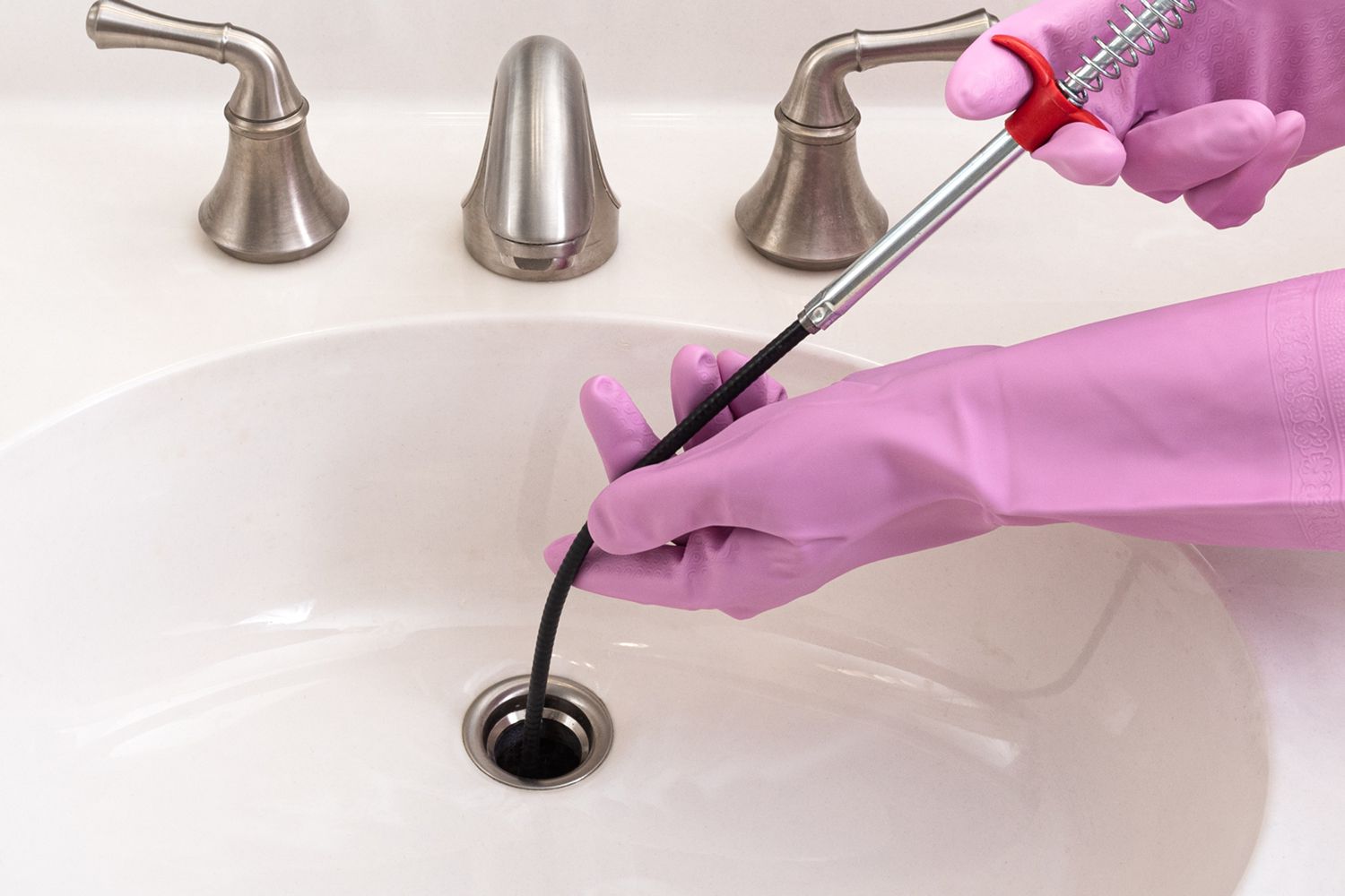 how to clean a sink drain