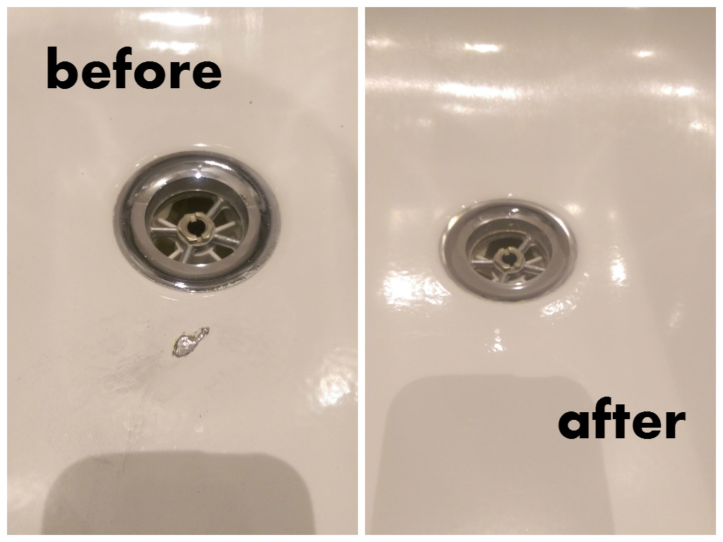 cracked sink repair