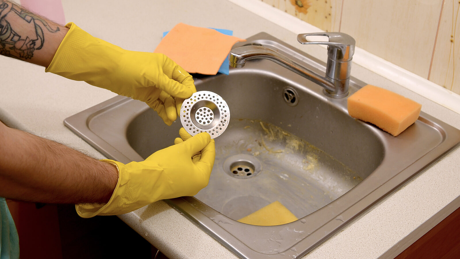 how to fix sink drain