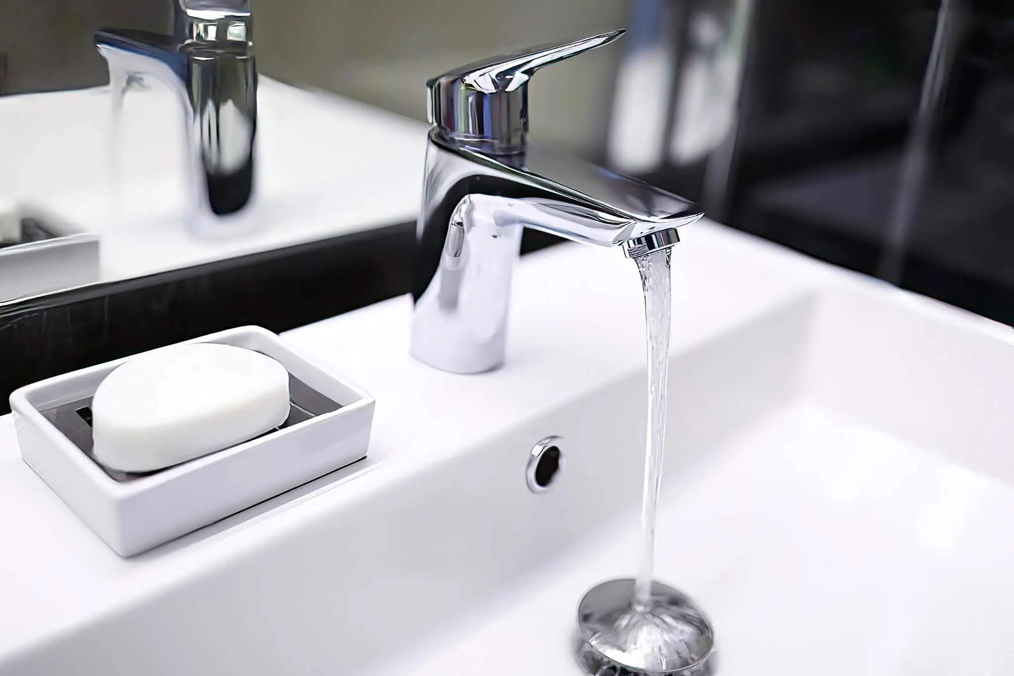 sudden low water pressure in kitchen sink