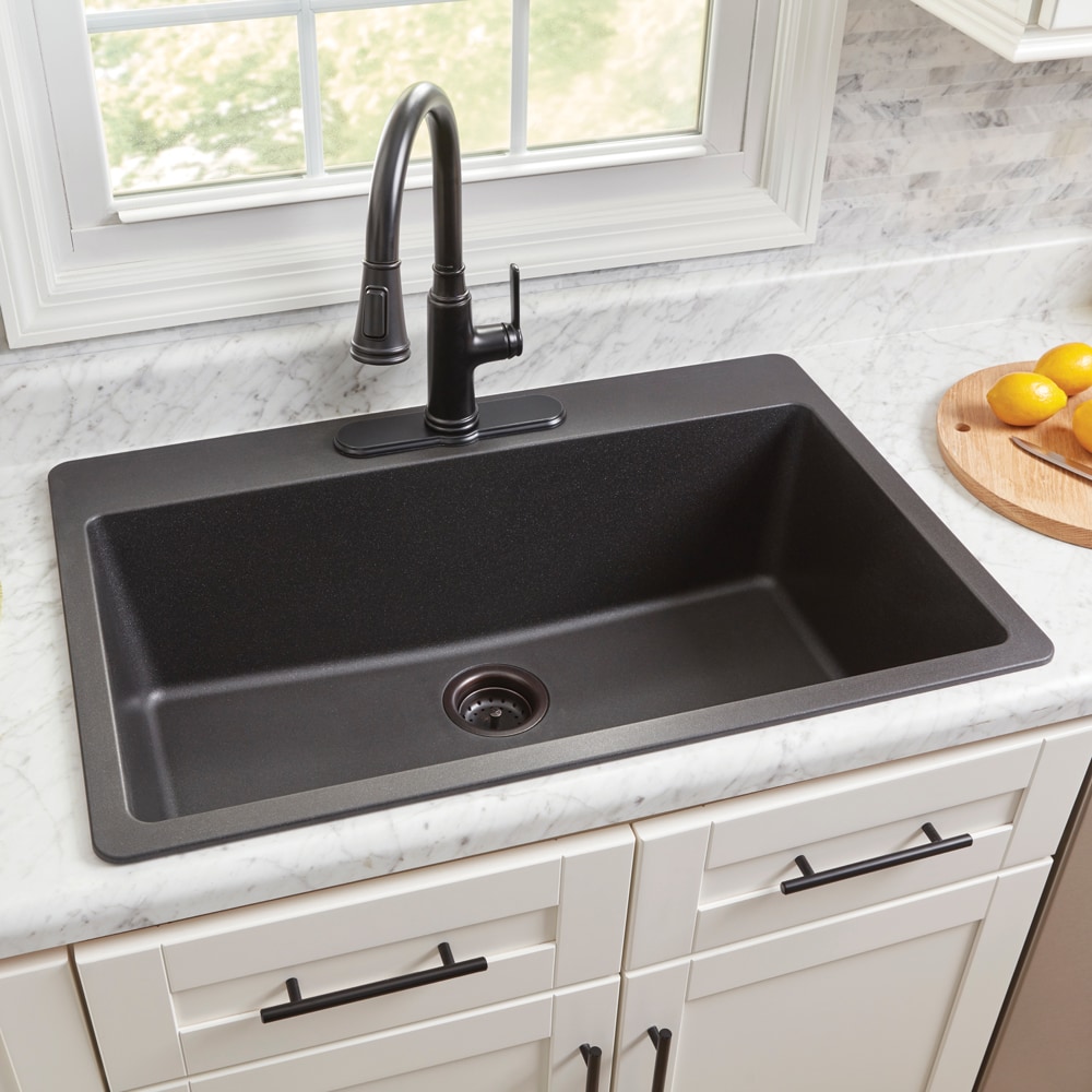 how to clean a granite sink