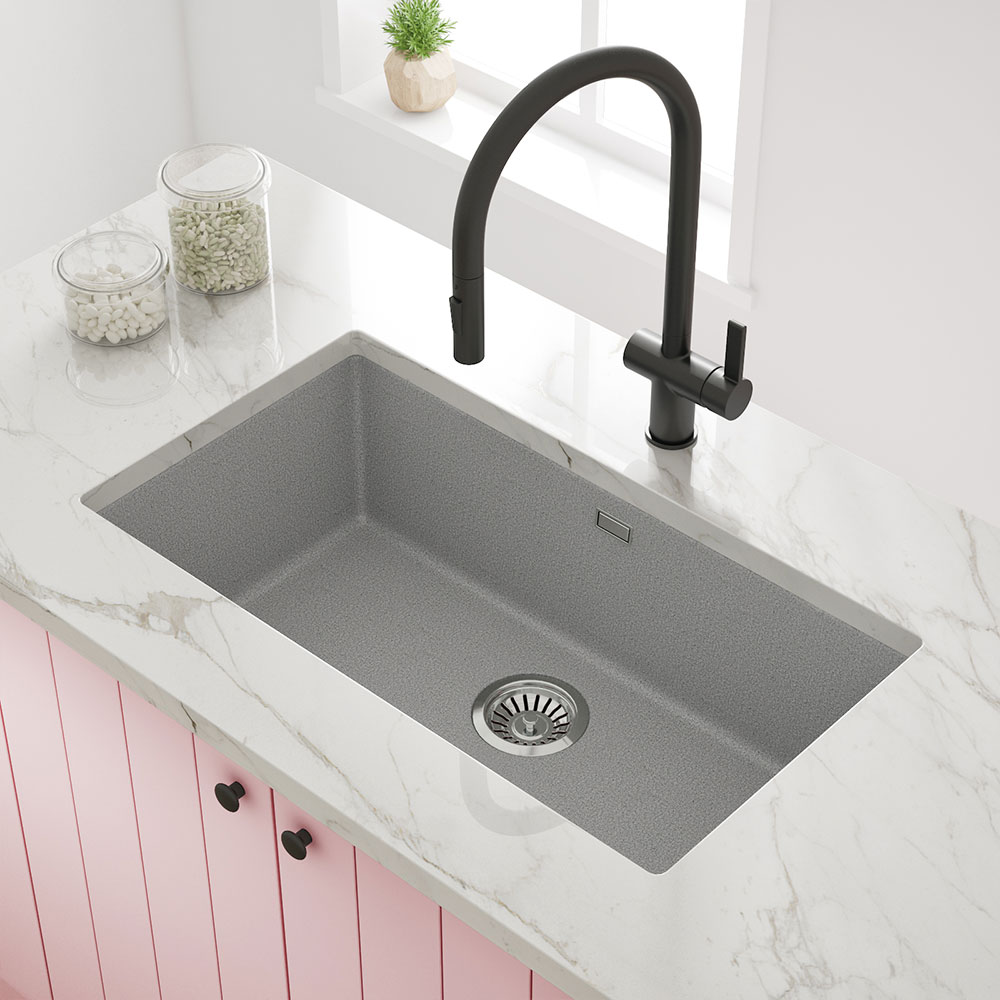 how to clean a granite sink