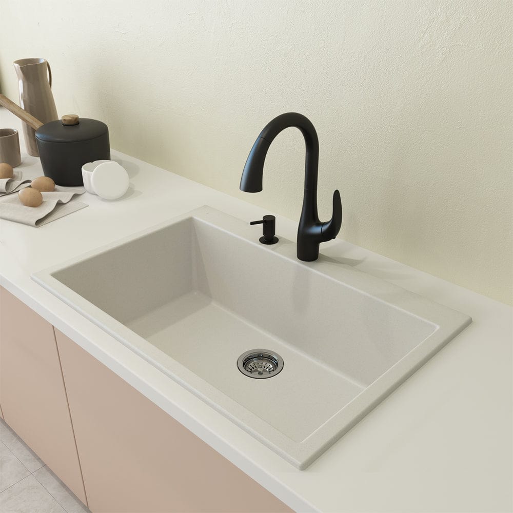 how to clean a granite sink