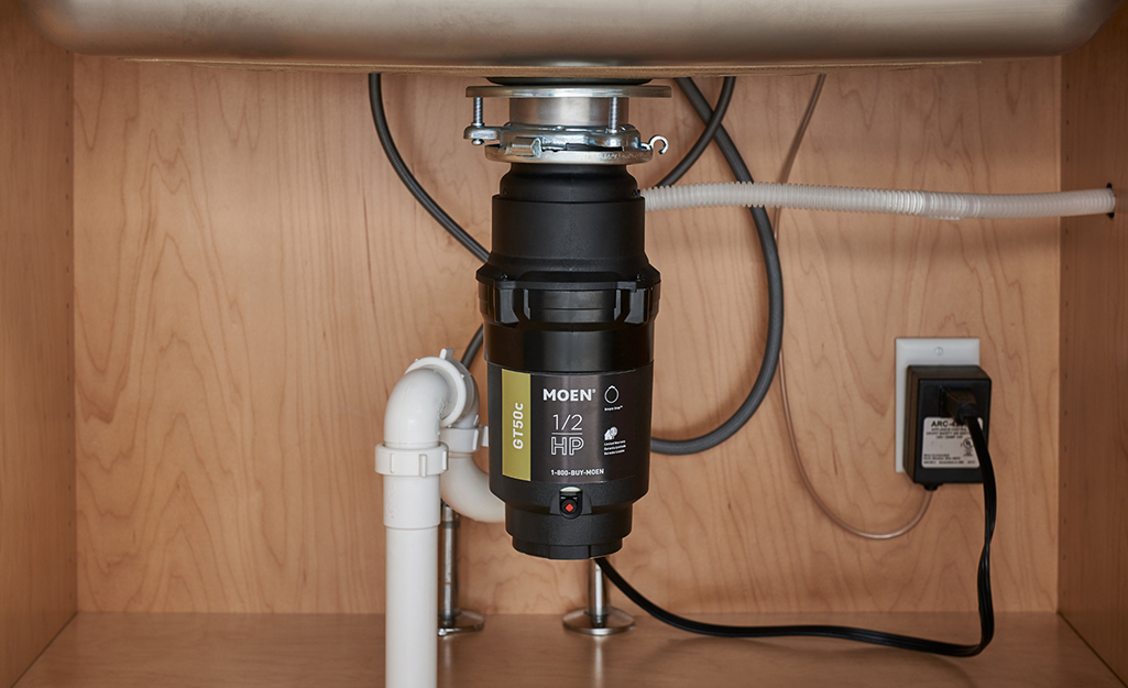 how to install a garbage disposal in a single sink