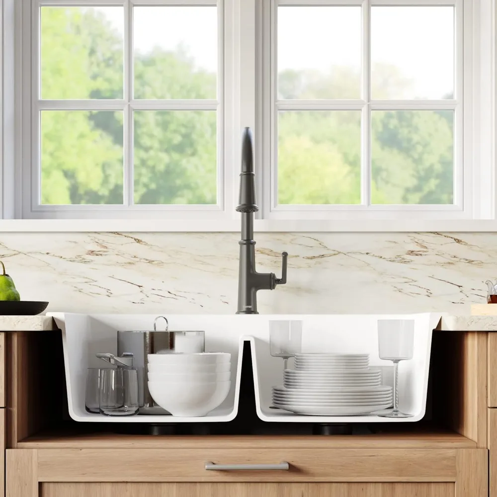 kitchen sinks made of