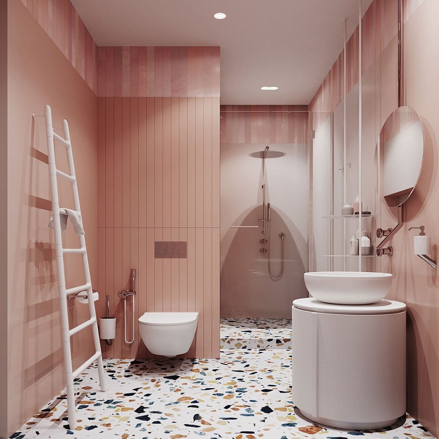 retro bathroom