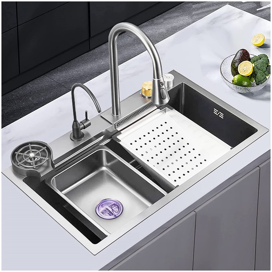 what are kitchen sinks made out of