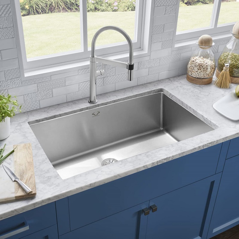 kitchen sinks with no window