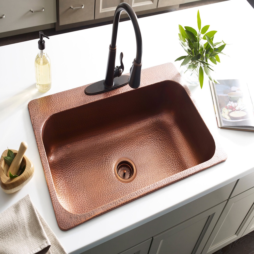 copper kitchen sinks pros and cons