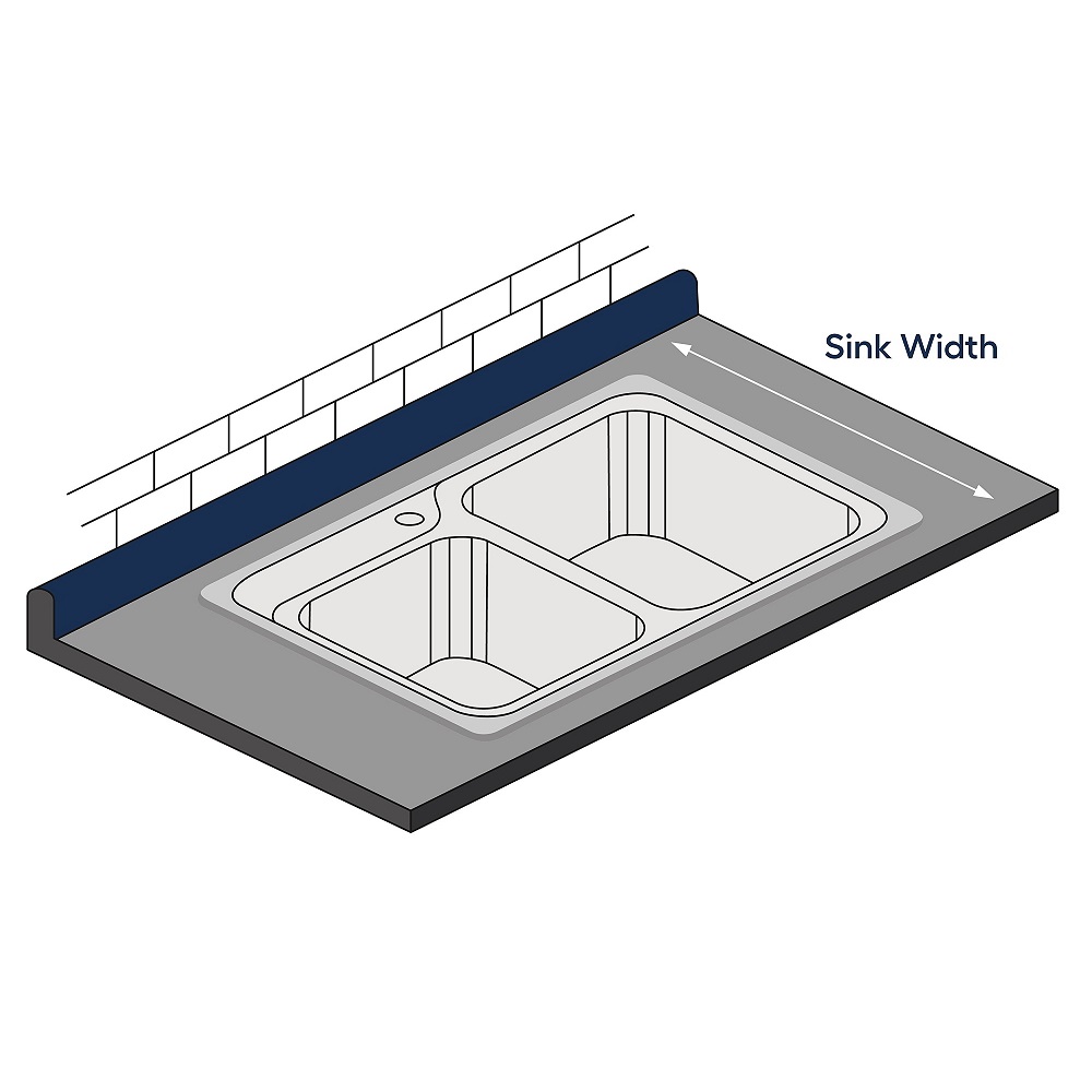 how to measure kitchen sinks