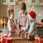 kitchen started preparing Christmas