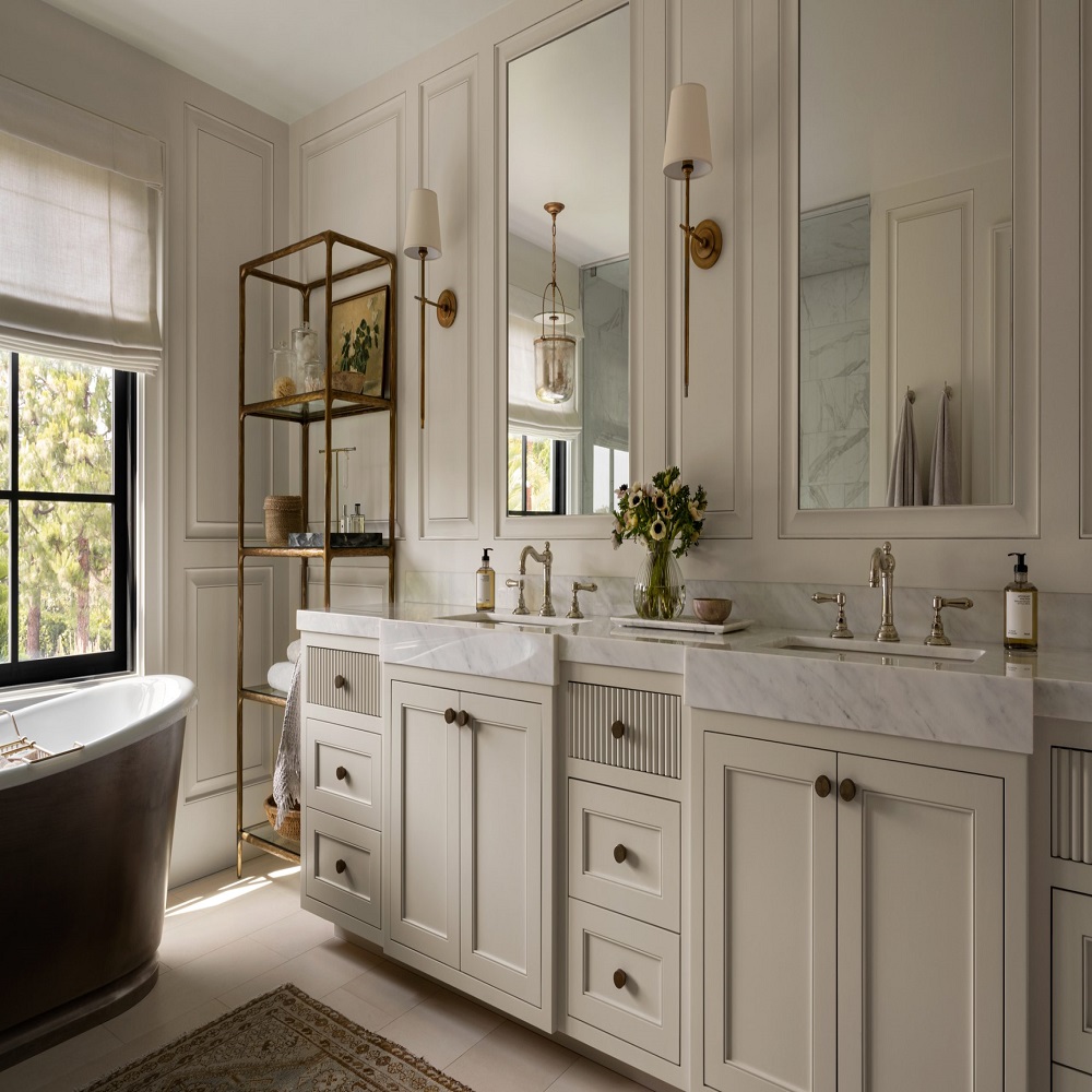 master bathroom size