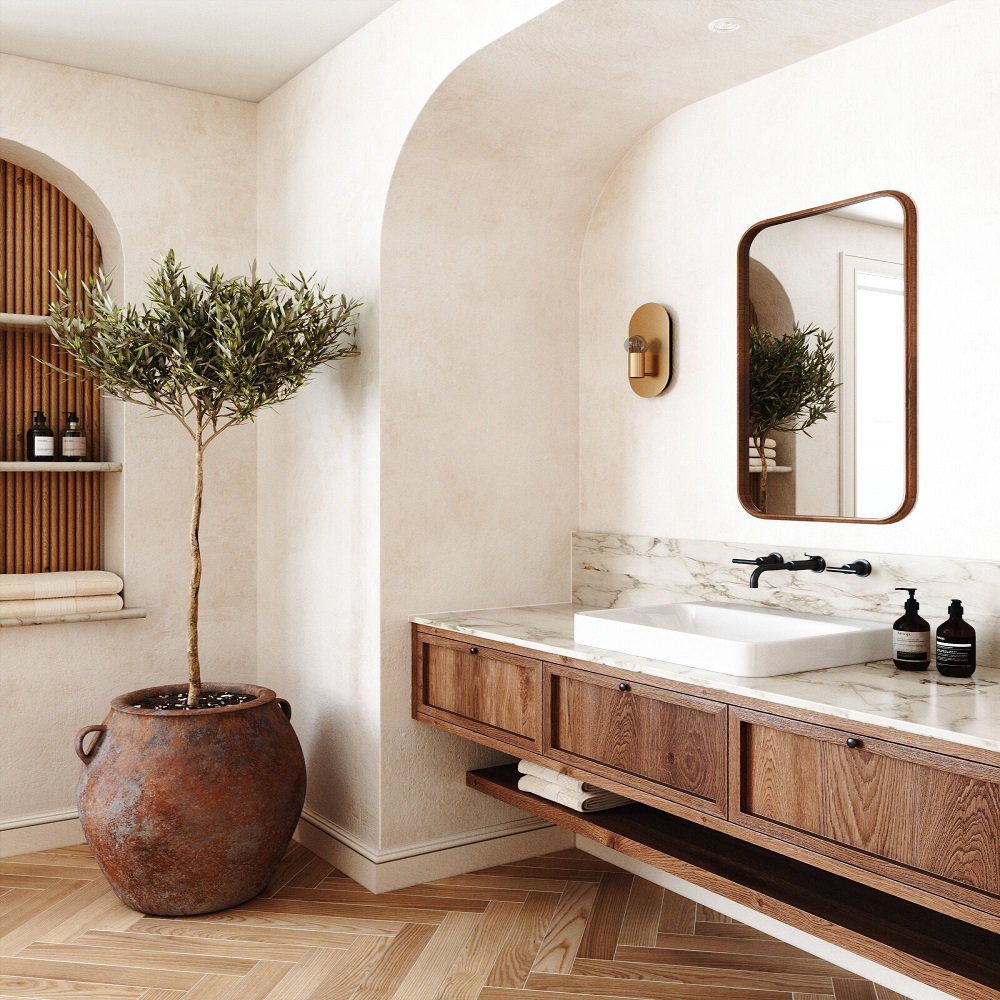 mediterranean bathroom