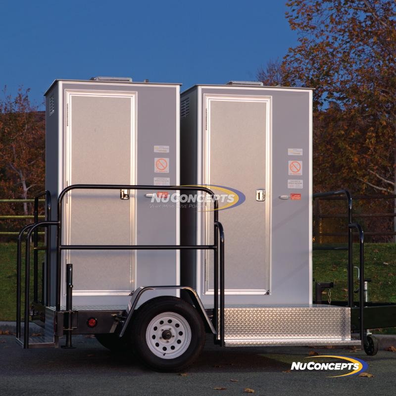 portable bathroom trailer