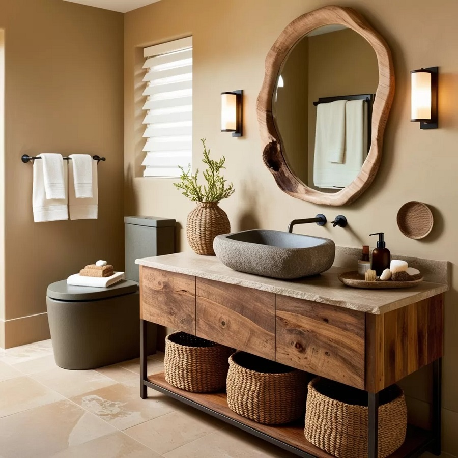 beige bathroom
