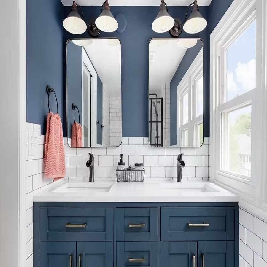 best bathroom colors 2024
