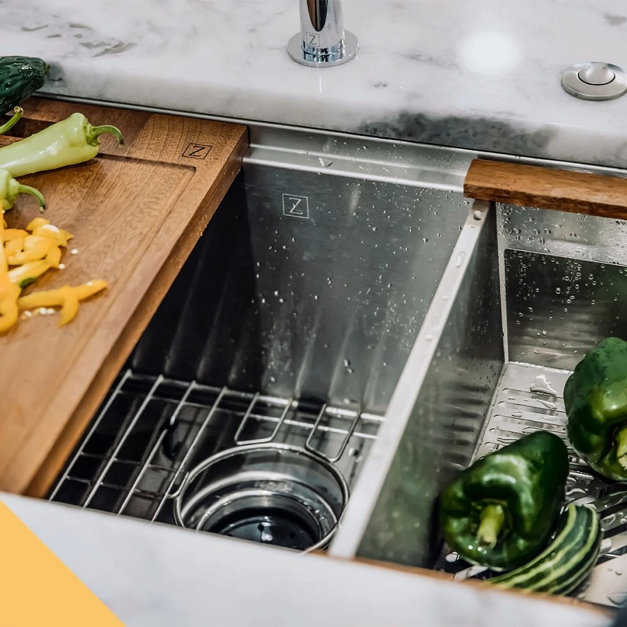 Replace a kitchen sink
