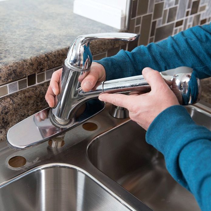 replacing kitchen sink