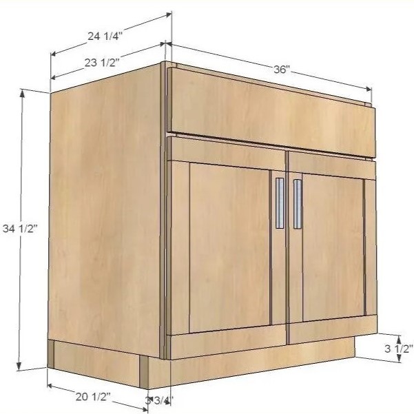 kitchen cabinet height