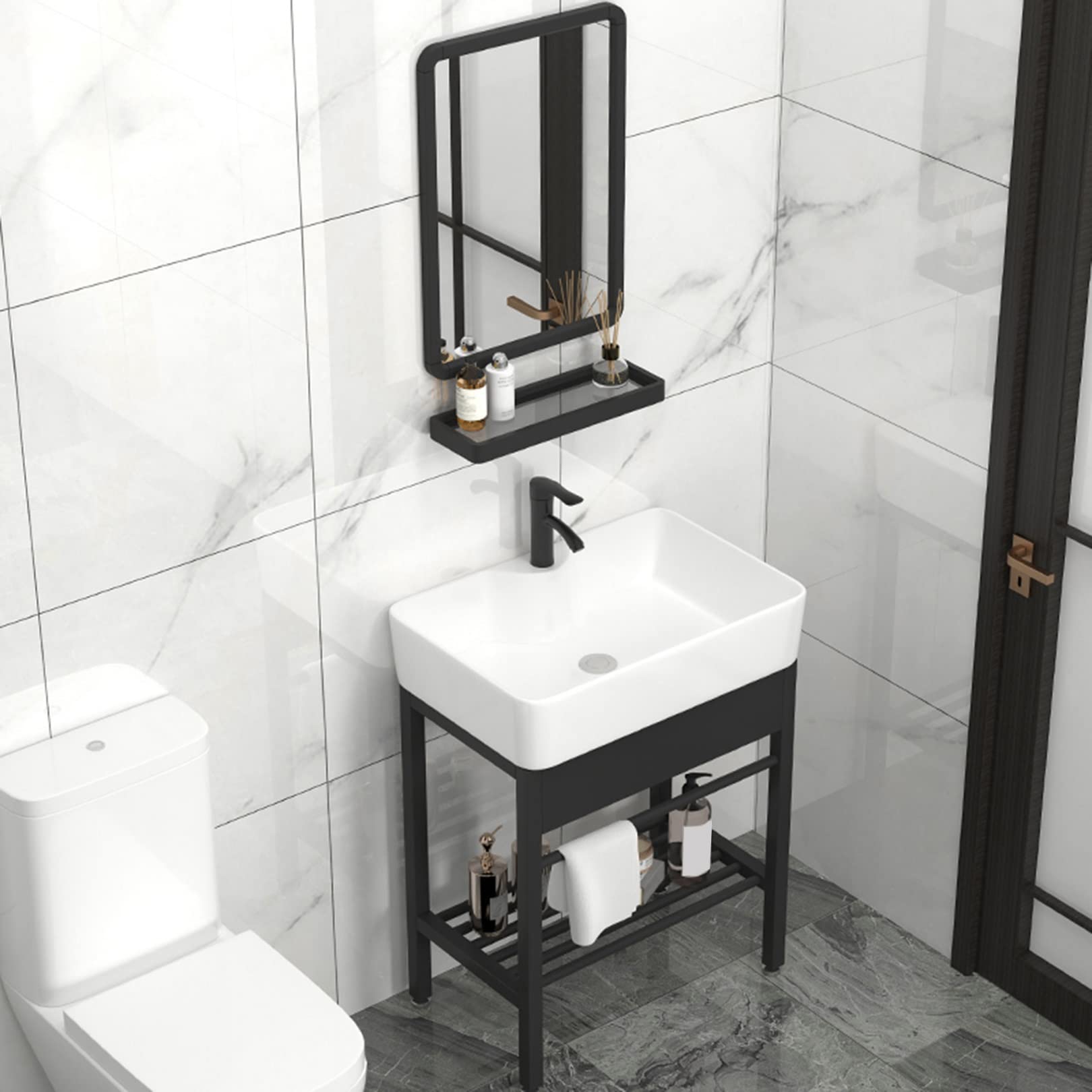 toilet and sink
