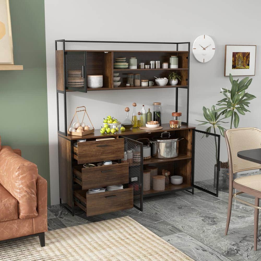large kitchen pantry cabinet