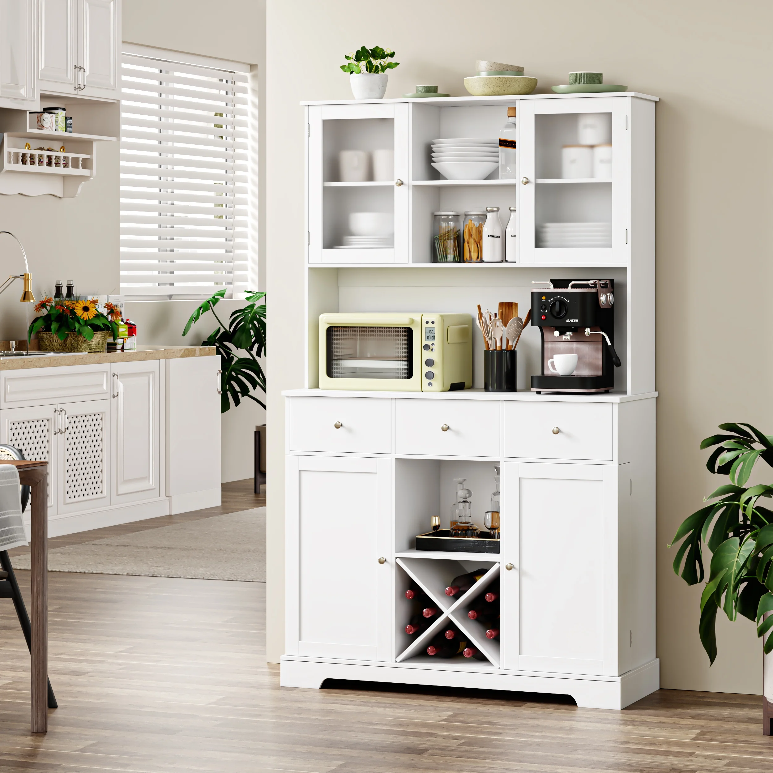 large kitchen pantry cabinet
